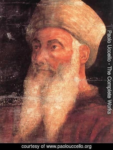 Paolo Uccello - Five Famous Men (detail-2) c. 1450
