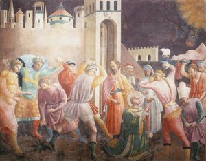 Paolo Uccello - Stoning of St Stephen