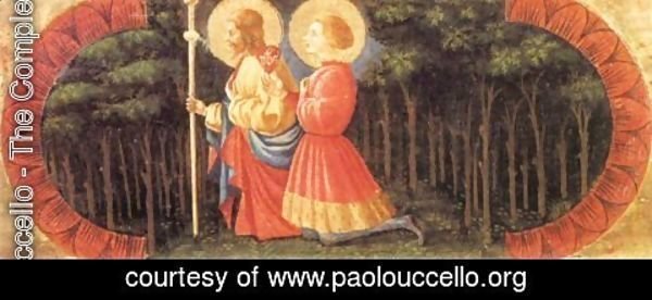 Paolo Uccello - Sts John and Ansano (Quarate predella)