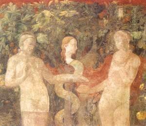 Paolo Uccello - Creation Of Eve And Original Sin (detail)