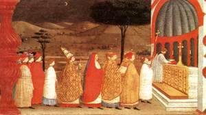 Paolo Uccello - Miracle of the Desecrated Host (Scene 3) 1465-69