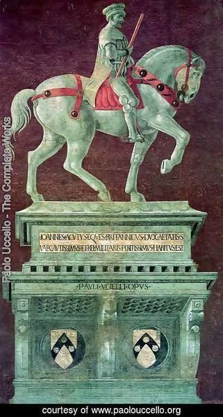 Paolo Uccello - Equestrian Monument to Sir John Hawkwood