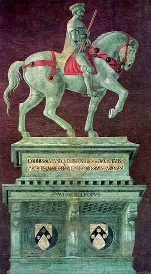 Paolo Uccello - Equestrian Monument to Sir John Hawkwood