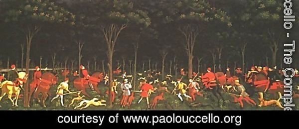 Paolo Uccello - Hunt in the Forest