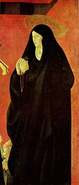 Nun Saint with Two Children