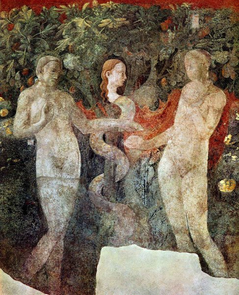 Creation of Eve and the Expulsion, detail