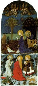 Adoration of the Child with Saint Jerome, Saint Mary Magdalene and Saint Eustache