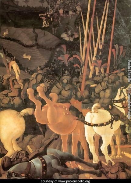 Bernardino della Ciarda Thrown Off His Horse (detail-2) 1450s