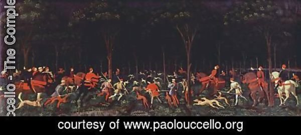 Paolo Uccello - The Hunt in the Forest 1460s