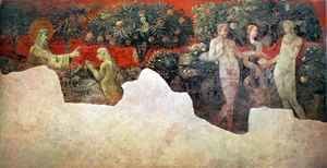 Paolo Uccello - Stories of Genesis Creation of Eve and the Expulsion