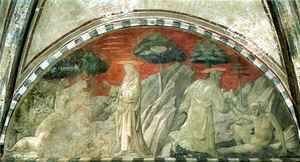 Paolo Uccello - Stories of Genesis Creation of the Animals and Creation of Adam