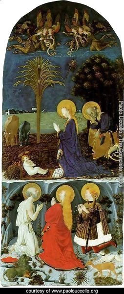 Adoration of the Child with Saint Jerome, Saint Mary Magdalene and Saint Eustache