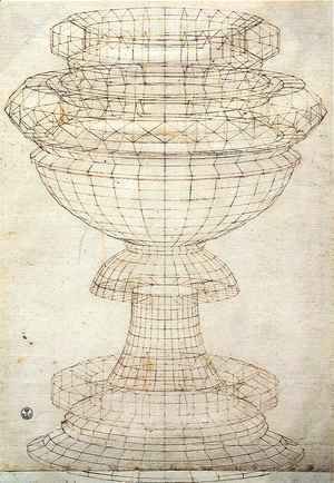 Paolo Uccello - Vase in perspective
